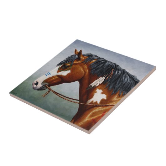 Indianerpferd Fliese (Seite)