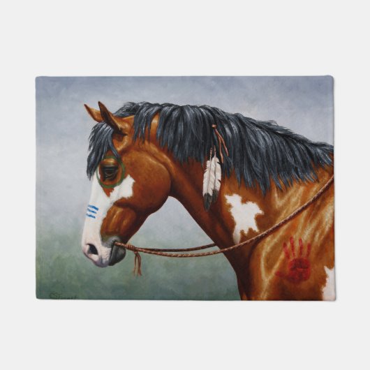 Indianerpferd Fußmatte (Vorderseite)