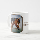 Indianerpferd Kaffeetasse (Vorderseite Links)