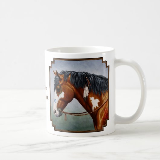 Indianerpferd Kaffeetasse (Rechts)