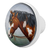 Indianerpferd Keramikknauf (Rechts)