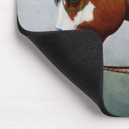 Indianerpferd Mousepad (Ecke)