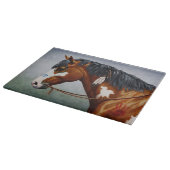 Indianerpferd Schneidebrett (Ecke)