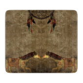 Indianerpferde Schneidebrett (Vorderseite)