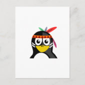 Indianerpinguin Postkarte (Vorderseite)