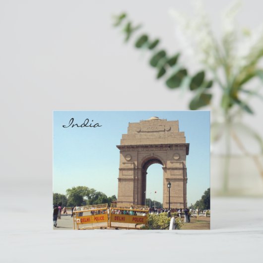 Indianerpolizei Postkarte (Stehend Vorderseite)