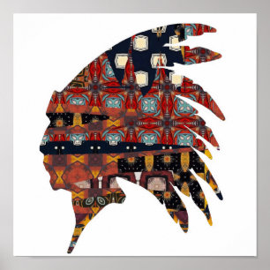 Indianerposter Poster