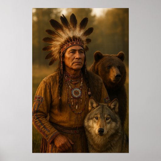 Indianerposter Poster (Vorne)