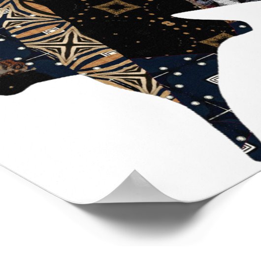 Indianerposter Poster (Ecke)