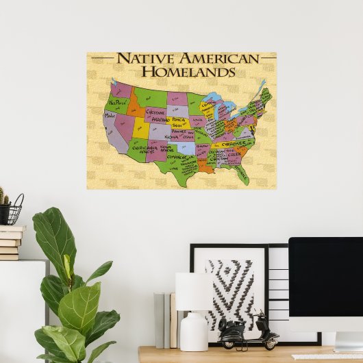 Indianerposter Poster (Heimbüro)