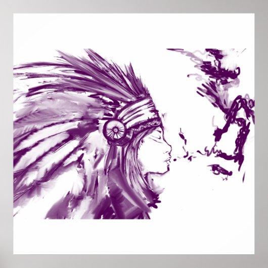 Indianerposter Poster (Vorne)