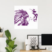 Indianerposter Poster (Heimbüro)