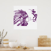 Indianerposter Poster (Küche)