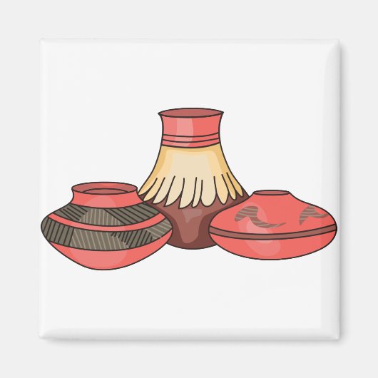 Indianerpotterie Magnet (Vorne)