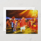 Indianerpow am Omak Postkarte (Vorne/Hinten)