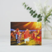 Indianerpow am Omak Postkarte (Stehend Vorderseite)