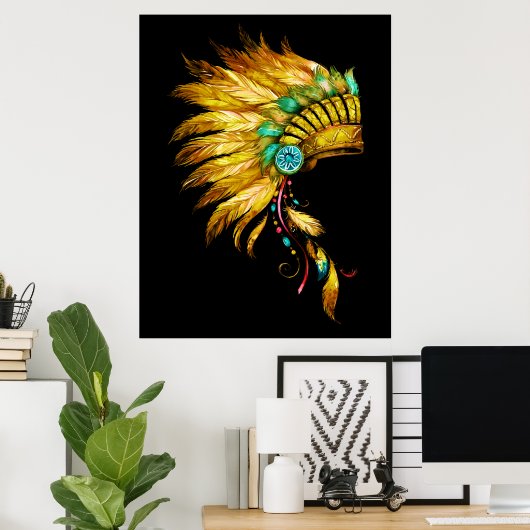 IndianerPrint 4 Poster (Heimbüro)