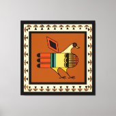 Indianerquail Leinwanddruck (Vorderseite)