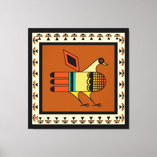Indianerquail Leinwanddruck (Vorderseite)