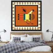 Indianerquail Leinwanddruck (Insitu (Schlafzimmer))