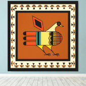 Indianerquail Leinwanddruck (Insitu (Holzboden))