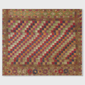 Indianerquilprint in mehrfarbiger Farbe Geschenkpapier (Flach)