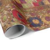 Indianerquilprint in mehrfarbiger Farbe Geschenkpapier (Rolleneckpunkt)