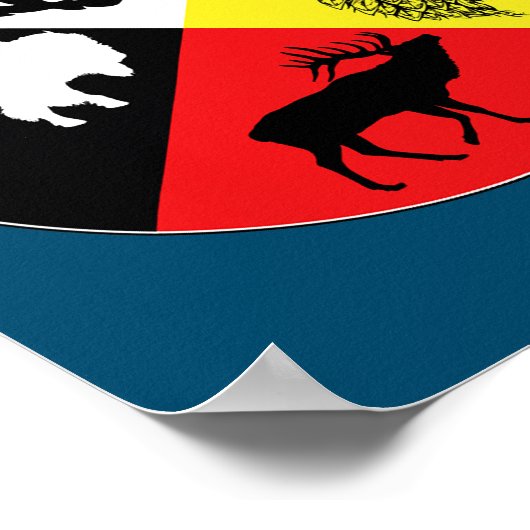 Indianerrad Poster (Ecke)