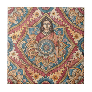 Indianersari-Muster Fliese