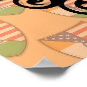 Indianerschild-Flagge Poster (Ecke)