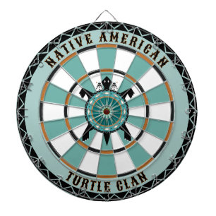 Indianerschildkröte Dartscheibe