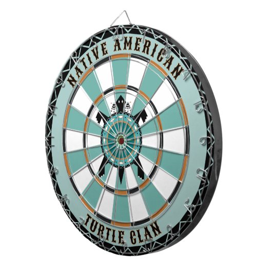 Indianerschildkröte Dartscheibe (Vorderseite rechts)