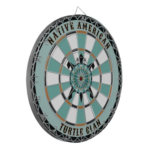 Indianerschildkröte Dartscheibe (Vorderseite Links)