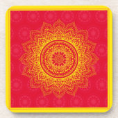 Indianerschmuck Getränkeuntersetzer (Vorderseite)