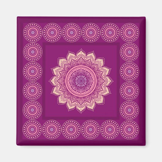 Indianerschmuck Magnet (Vorne)