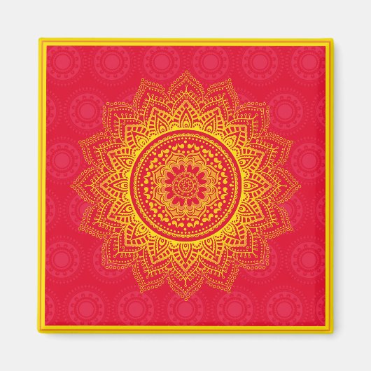 Indianerschmuck Magnet (Vorne)
