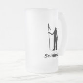 Indianerseminar Mattglas Bierglas (VorderseiteRechts)