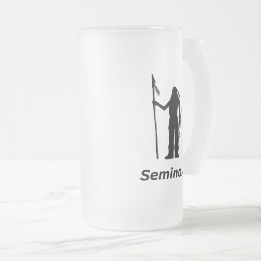 Indianerseminar Mattglas Bierglas (VorderseiteRechts)