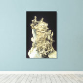 Indianersilber (Ag) auf Kalkstein, Kanada Leinwanddruck (Insitu (Holzboden))