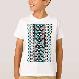 Indianersonne und Regen auf Türkis T-Shirt