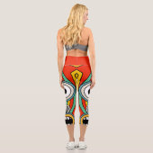 Indianerstamm Capri Leggings (Rückseite)