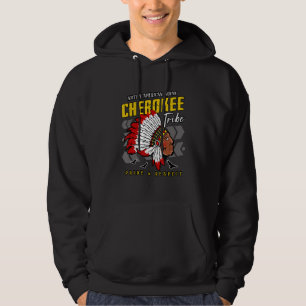 Indianerstamm Cherokee Stolz der amerikanischen Ur Hoodie