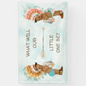 Indianerstamm der amerikanischen Ethnic Boho Gende Banner (Vertikal)