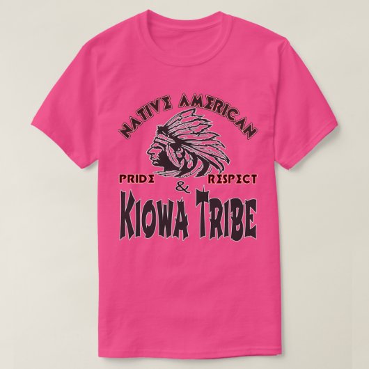 Indianerstamm der Kiowa  T-Shirt (Design vorne)