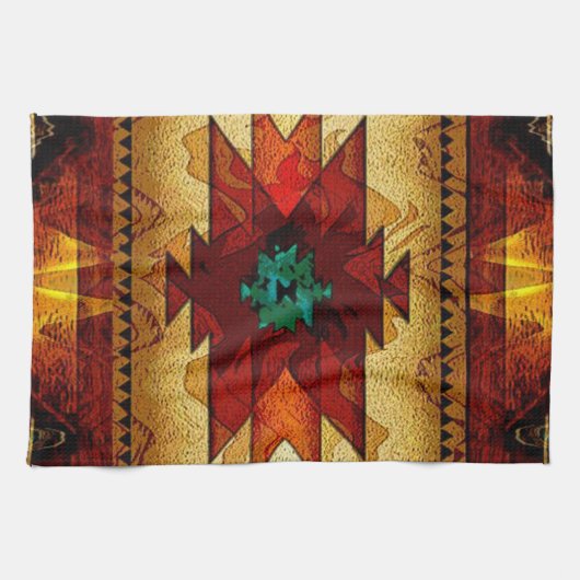 Indianerstamm Geschirrtuch (Horizontal)