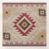 Indianerstamm Glasuntersetzer (Vorderseite)