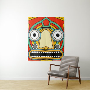 Indianerstamm Wandteppich