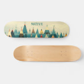Indianerstamm-Zelte Skateboard (Horizontal)