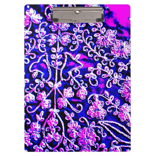 Indianerstickerei Klemmbrett (Vorderseite)