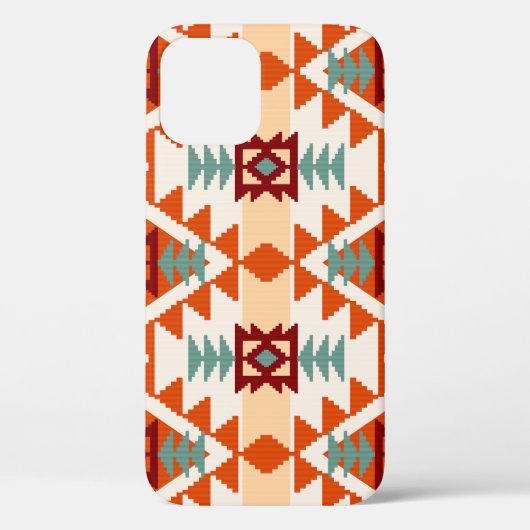 Indianerstil Geometrie nahtlos Case-Mate iPhone Hülle (Rückseite)